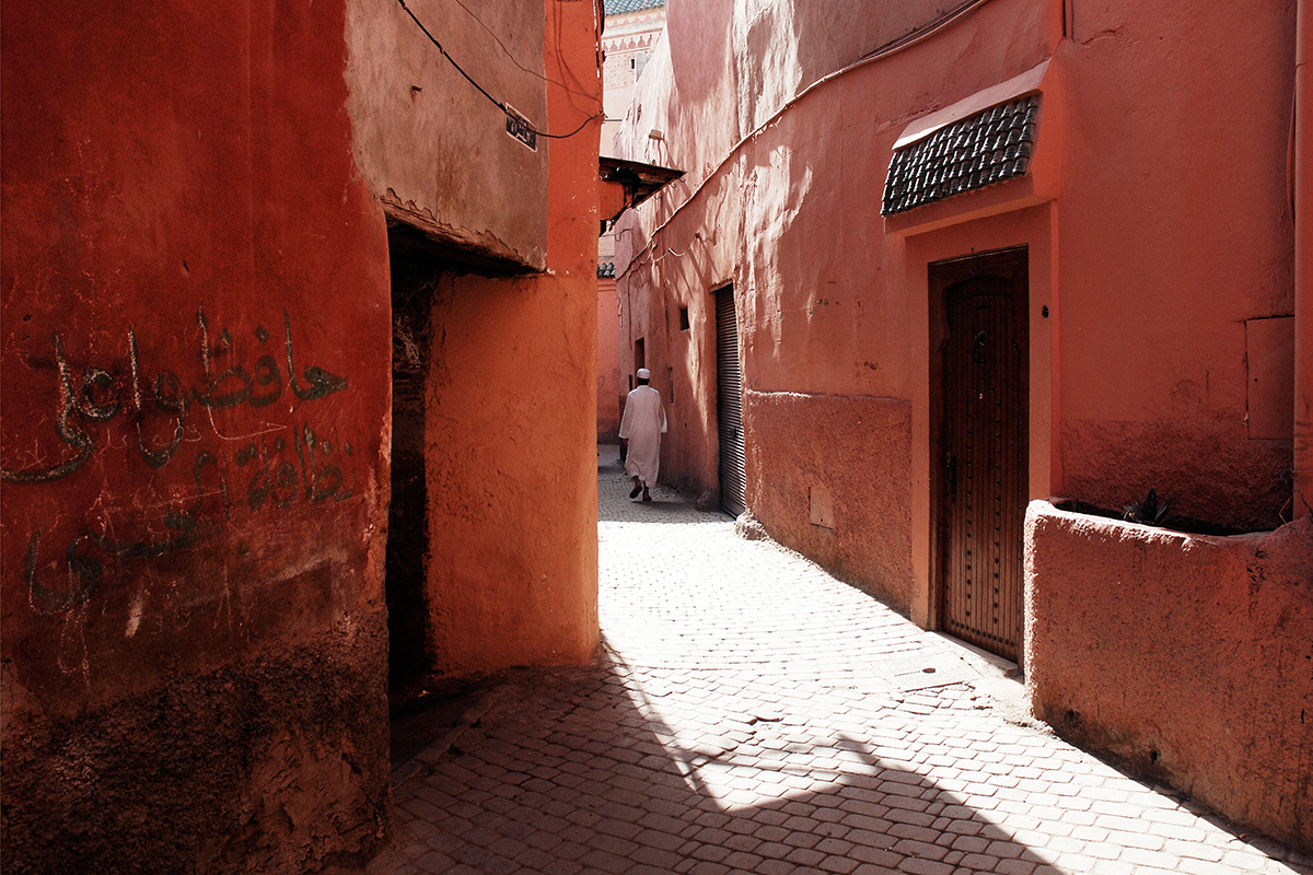 Light and shadow, Marrakesh, Morocco, 2008. 